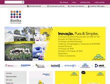 Tablet Screenshot of biotika.com.br